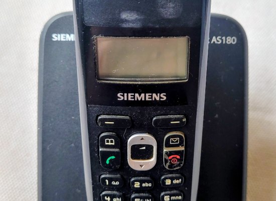 Siemens marka telsiz telefon,pilli